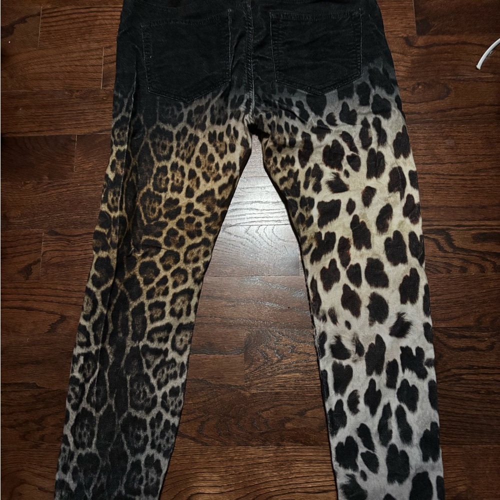 R13 Leopard Ombre jeans - Picture 3 of 7
